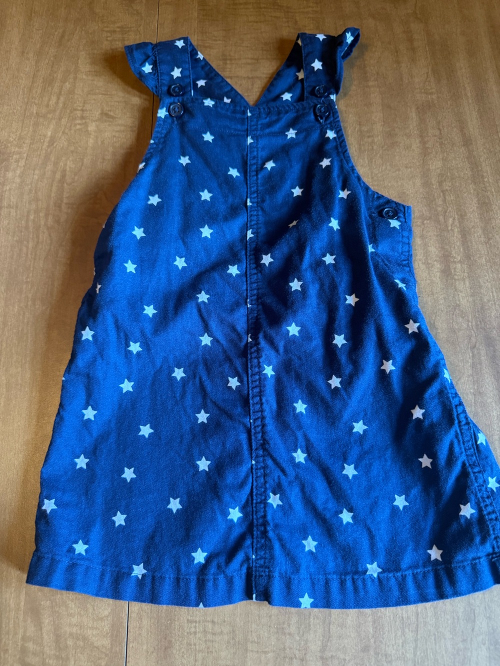 Americana Independence Day girls stars overall dress 2T EUC
